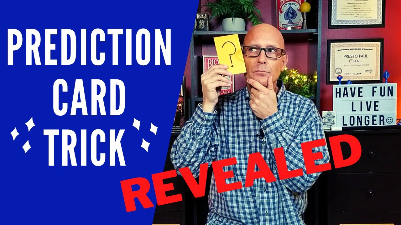 Easy Prediction Card Magic Trick Revealed | Card Tricks For Beginners | Self Working Card Tricks