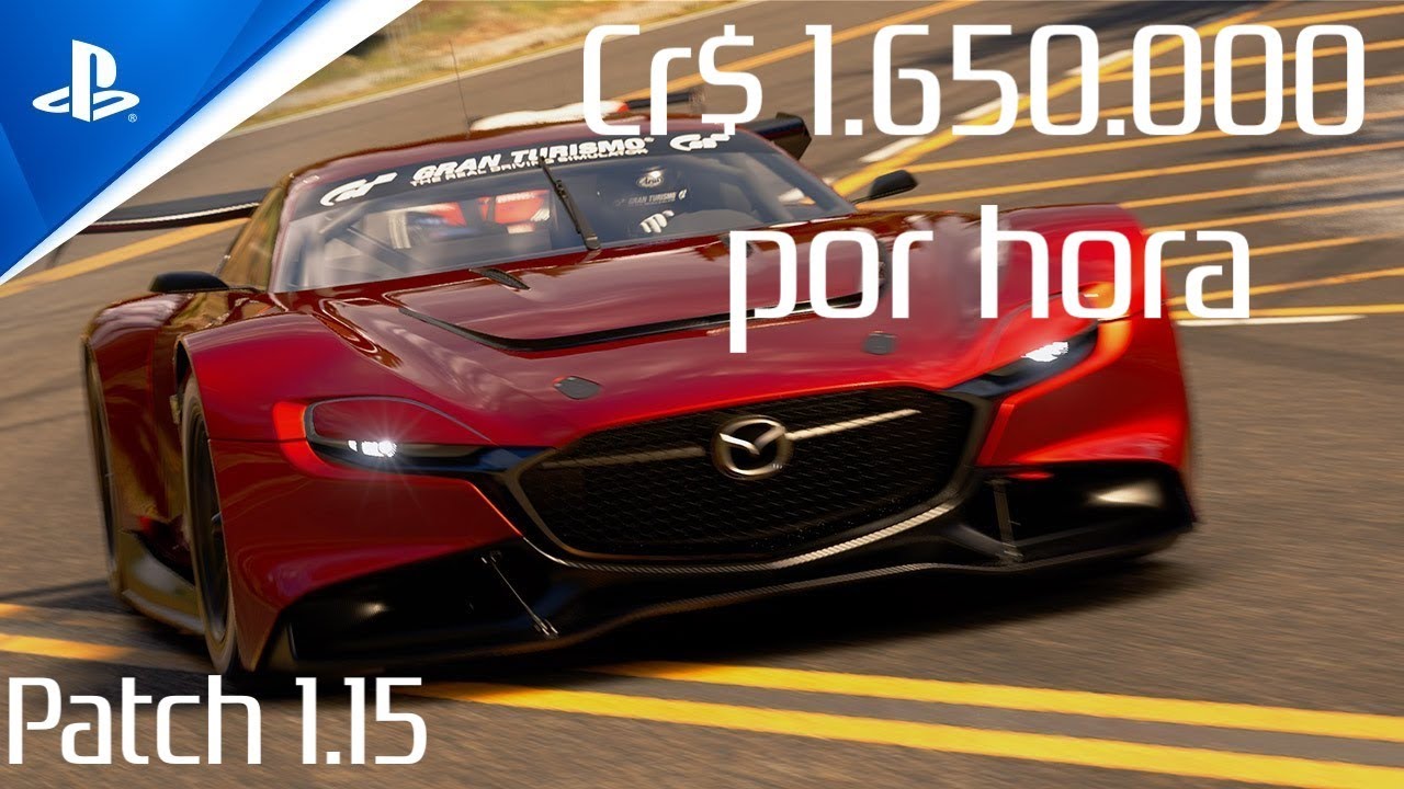 Gran Turismo 7 - Update 1.23 Ganhe Cr$ 1.650.000 por hora