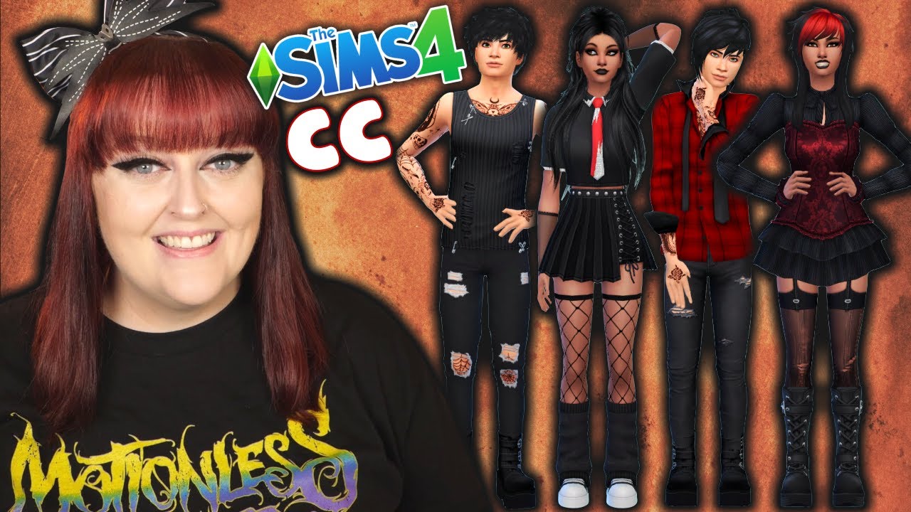 My Sims 4 CC is an Alternative Fashion Goldmine 🖤