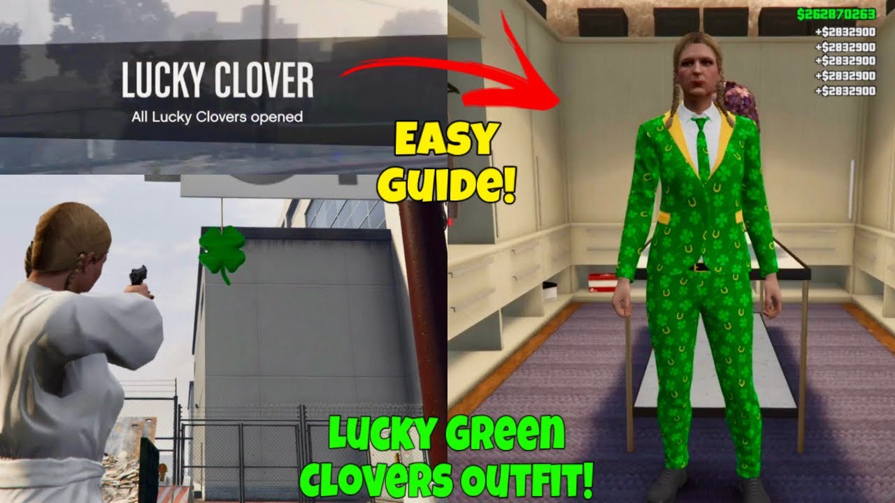 Lucky Clovers Outfit - How to Unlock & Equip (Easy Guide) Gta Online