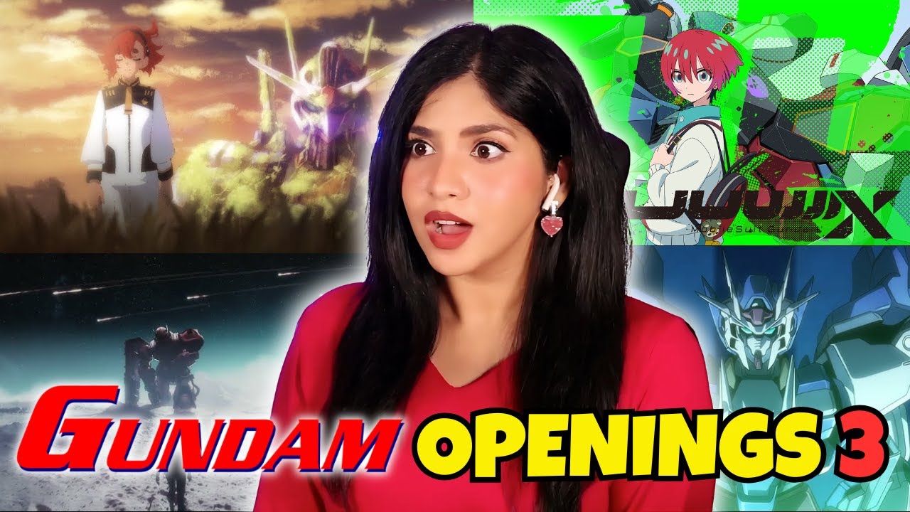 THESE ARE EPIC! 🔥 | Gundam All Openings BLIND REACTION Part 3