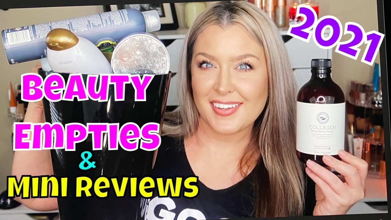 Monthly Beauty Empties | HOT MESS MOMMA MD | 2021 Empties Mini Review