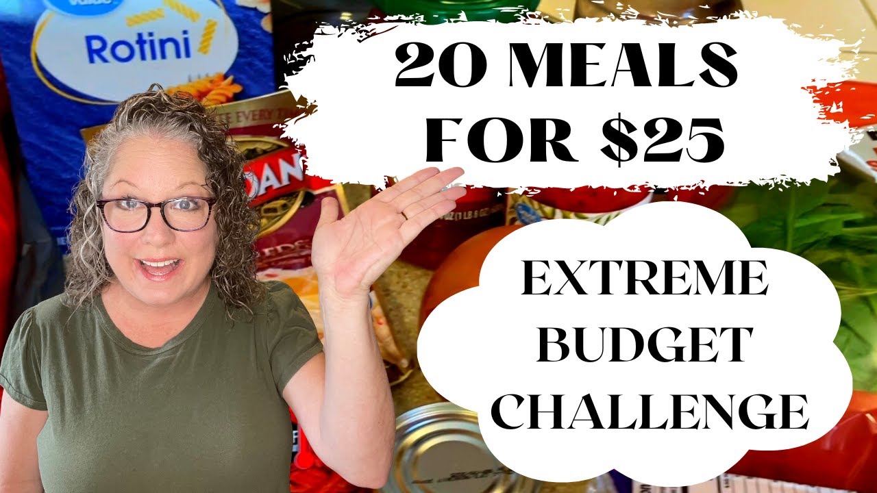 20 MEALS FOR $25 || EXTREME BUDGET MEALS || CHEAP MEALS