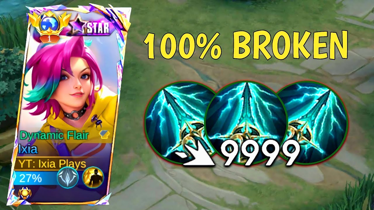 Сборка IXIA TRUE DAMAGE &mdash; это просто безумие!😱 (попробуйте!) | IXIA ЛУЧШАЯ СБОРКА 2025 ГОДА &mdash; MLBB