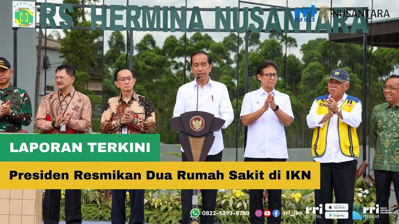Presiden Resmikan Dua Rumah Sakit di IKN