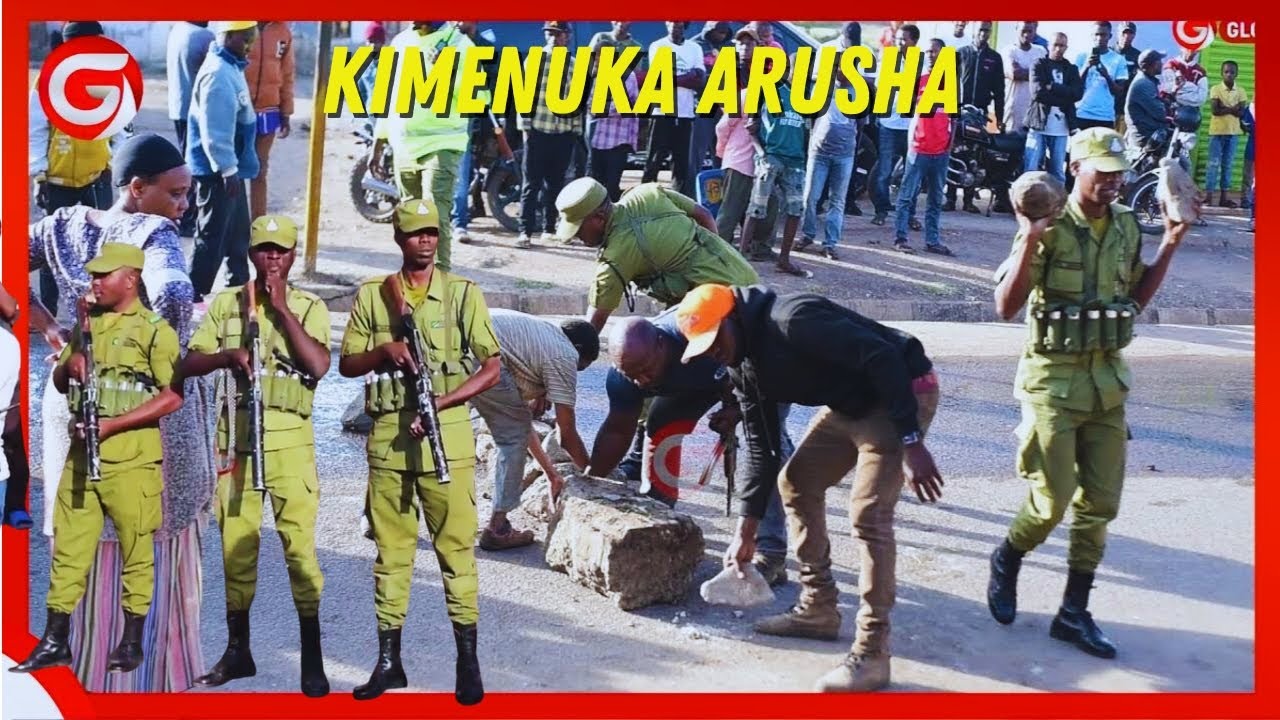 KIMENUKA ARUSHA! WANANCHI WALIAMSHA WAFUNGA BARABARA - WAHOJI POLISI KUFIKA NA BUNDUKI KUWATULIZA...
