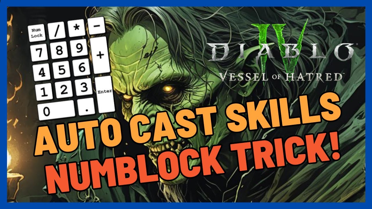 Diablo 4 Numblock Trick - How to Auto Cast