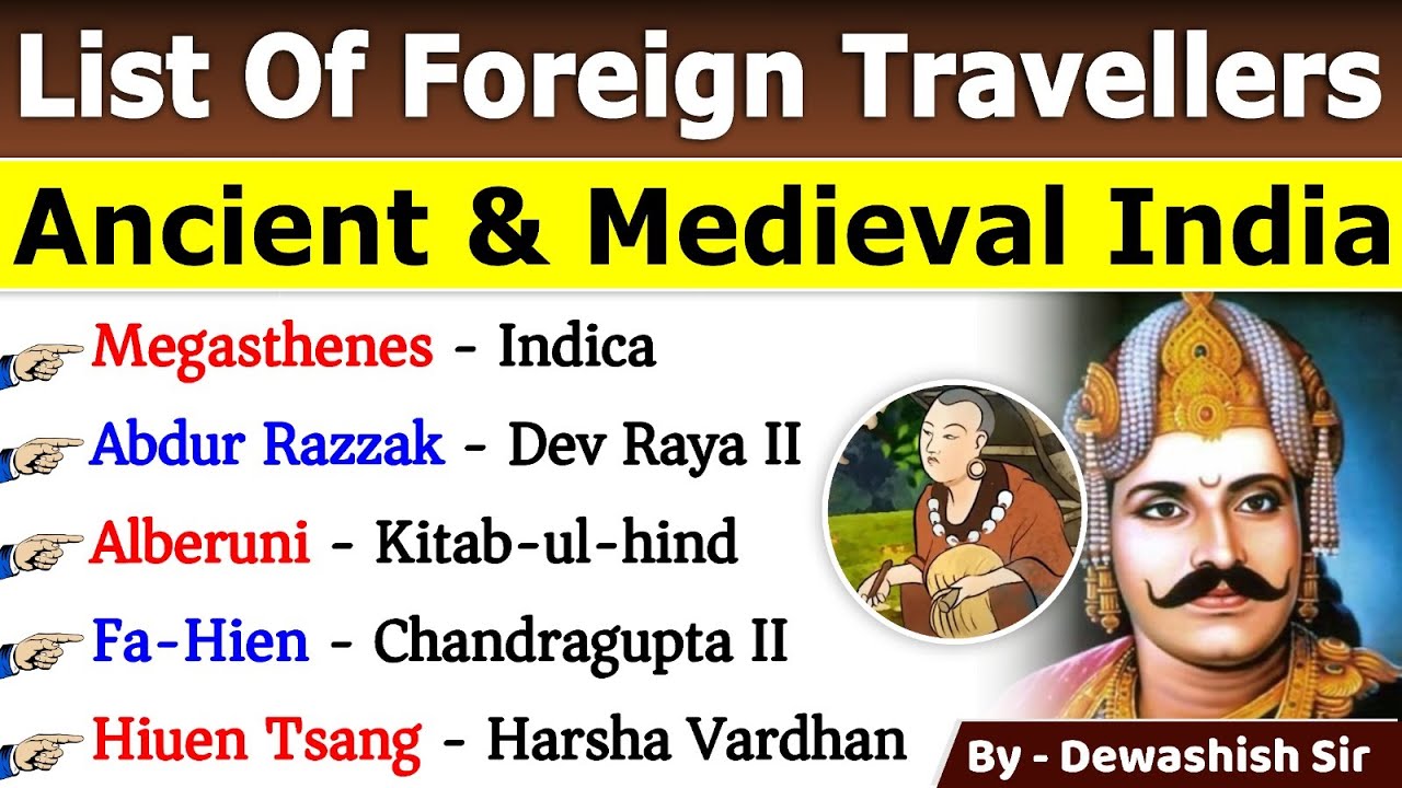 Foreign Travellers | Famous Foreign Travellers To India | Ancient & Medieval History #history