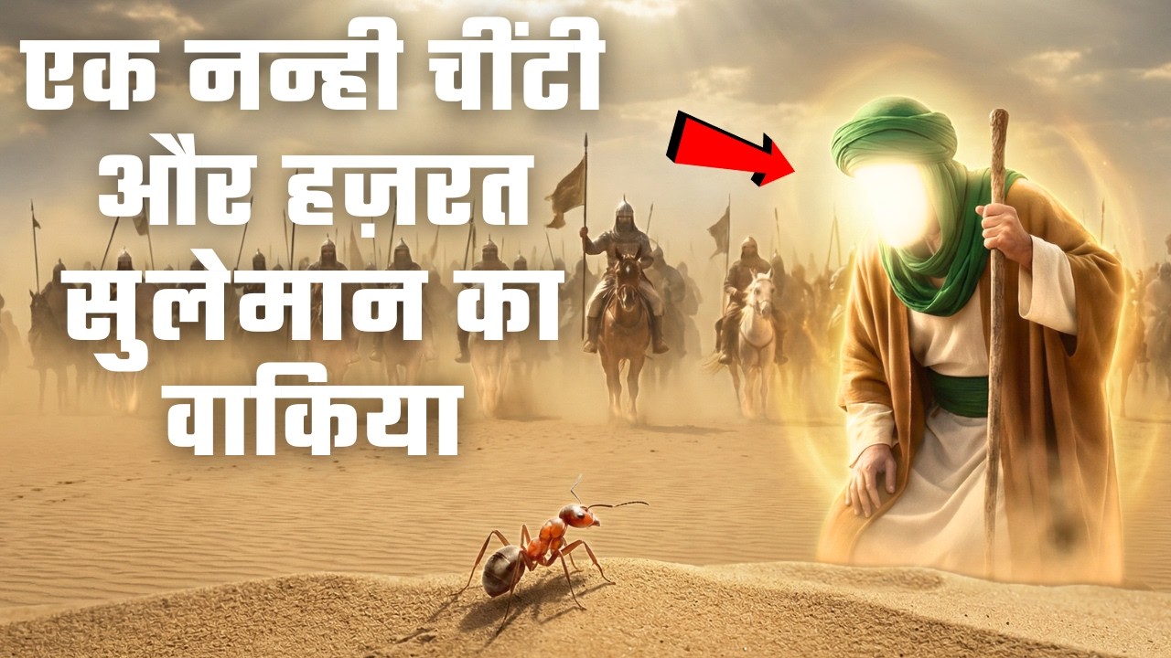 एक नन्ही चींटी और हज़रत सुलेमान का वाकिया | Hazrat Sulaiman Aur Cheenti Ka Waqia