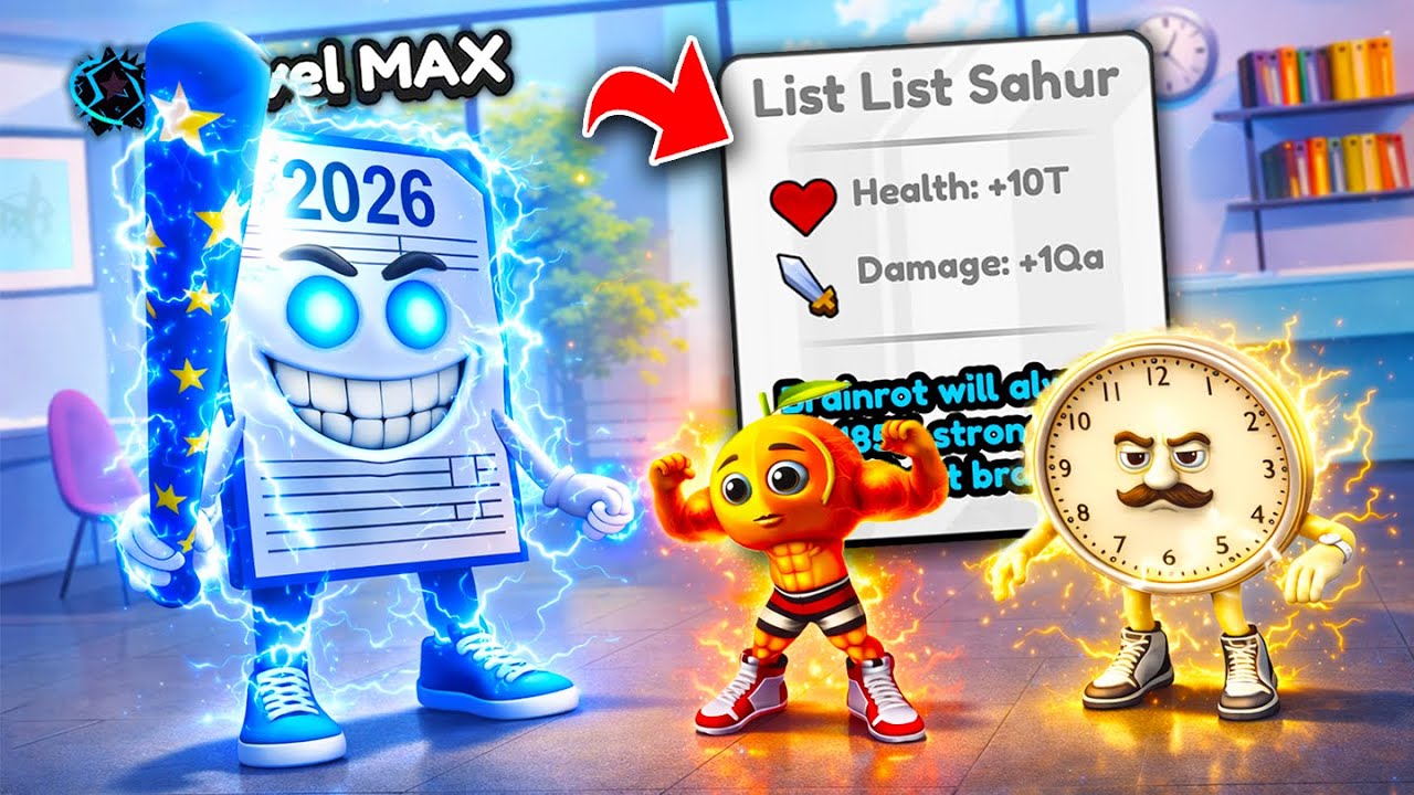 Unlocking MAX LEVEL List List Sahur In Brainrot Evolution! (Roblox)