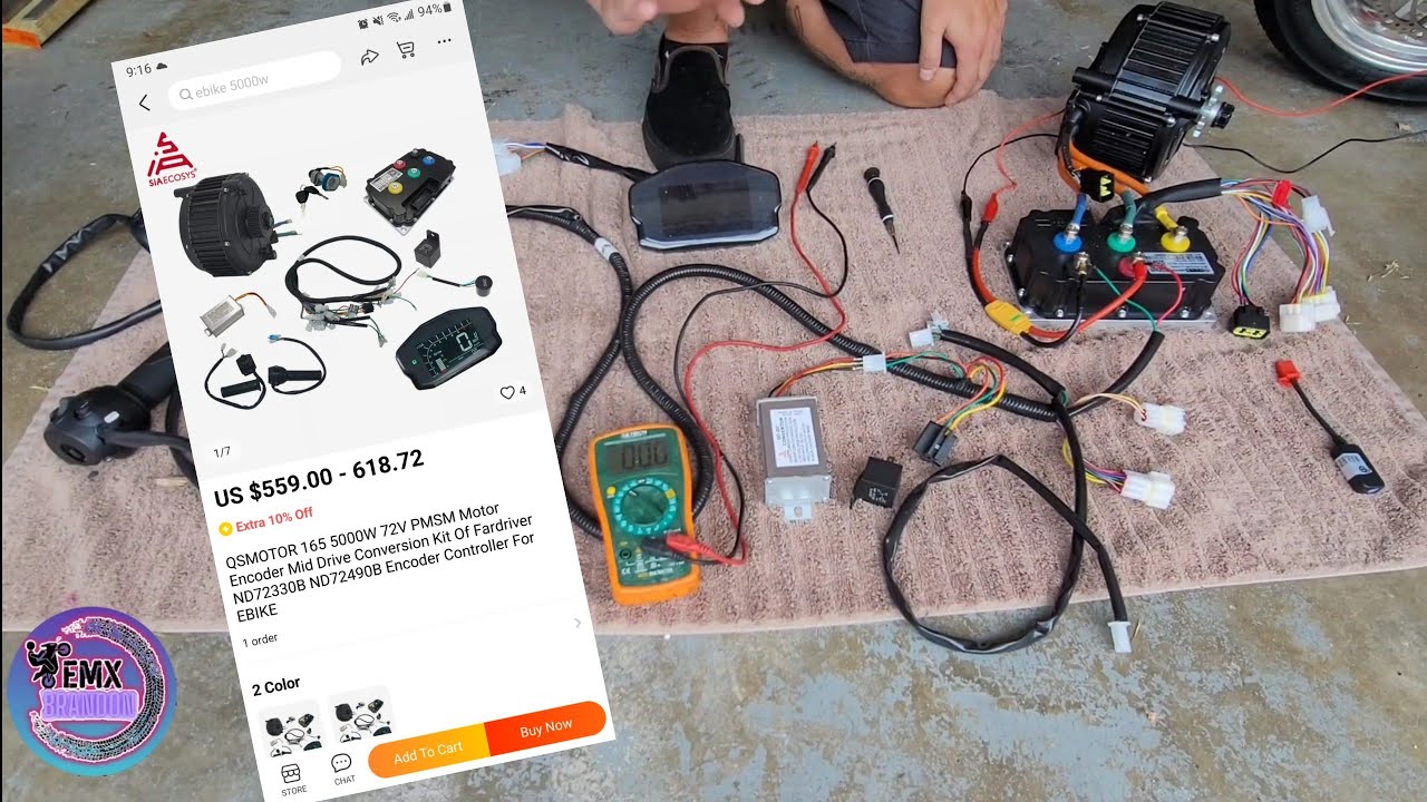 Aliexpress QS165 kit - Connecting the Harness Together