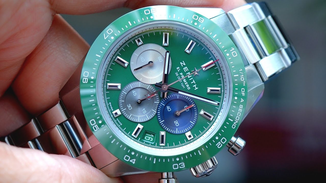 [Đẹp] Zenith El Primero Chronomaster Sport Green 41mm 03.3119.3600/56.M3100 | Hotline 0982298881