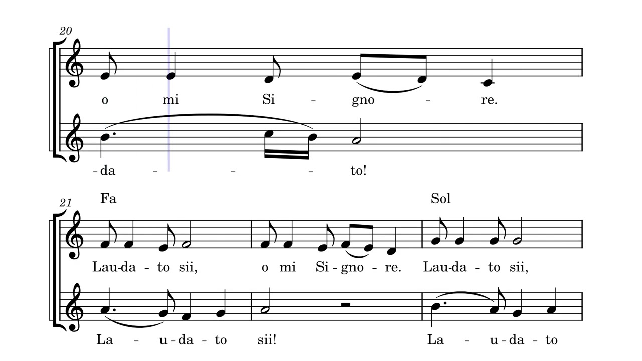 Laudato sii, o mi Signore