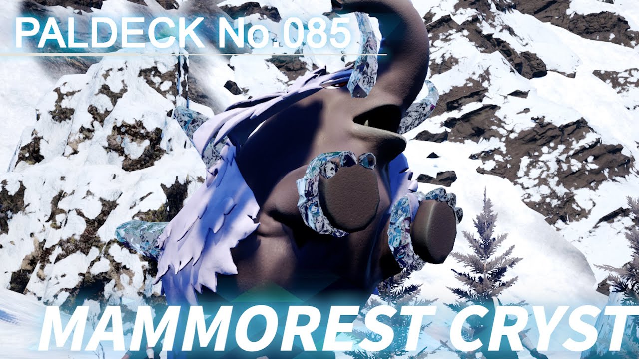 Paldeck | No.085 MAMMOREST CRYST - Palworld | Gameplay | Pocketpair