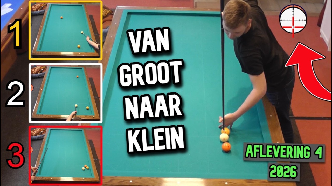 VOORBEREIDING EK ANTALYA TURKIJE! | Van Groot Naar Klein Aflevering 4 | Carambole Biljarten Libre |