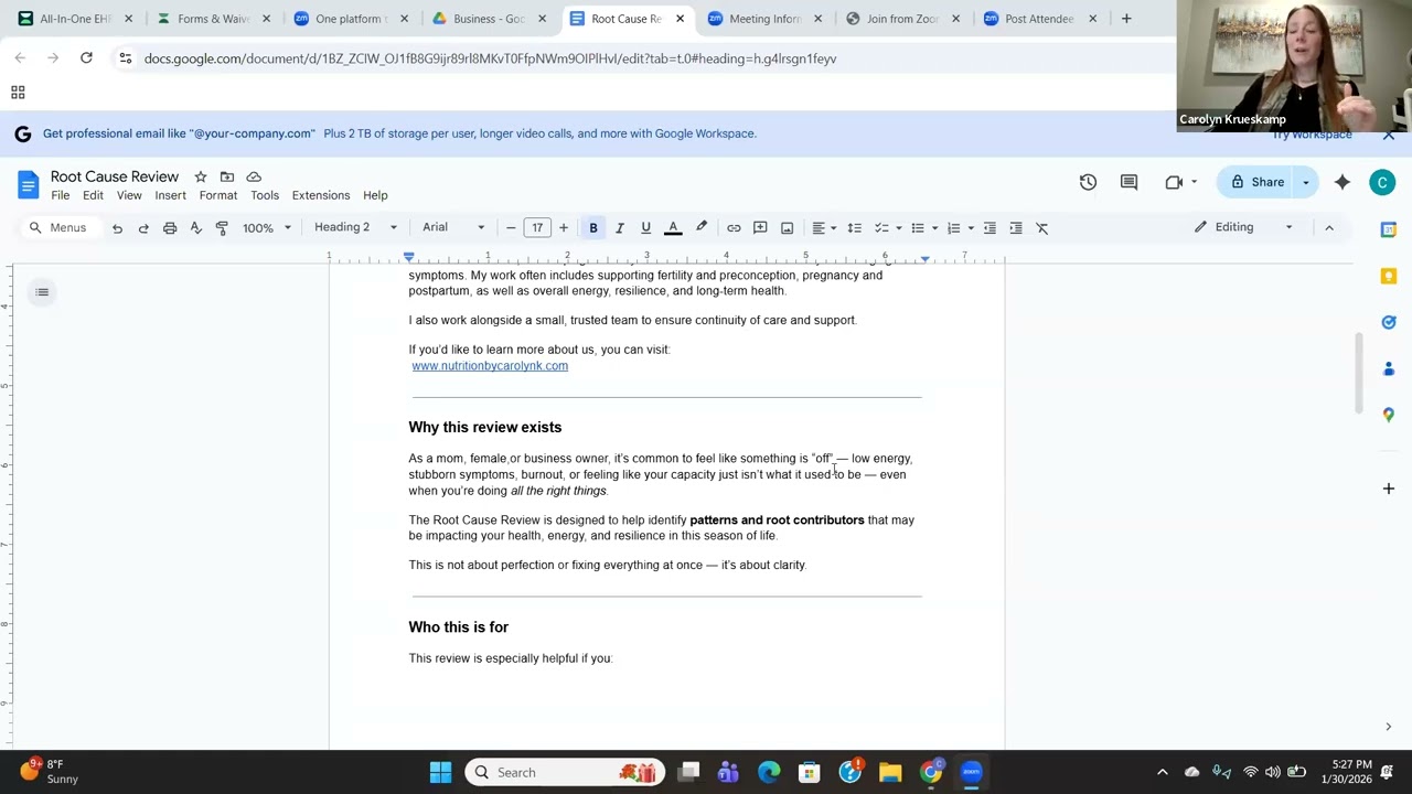 Root Cause Review