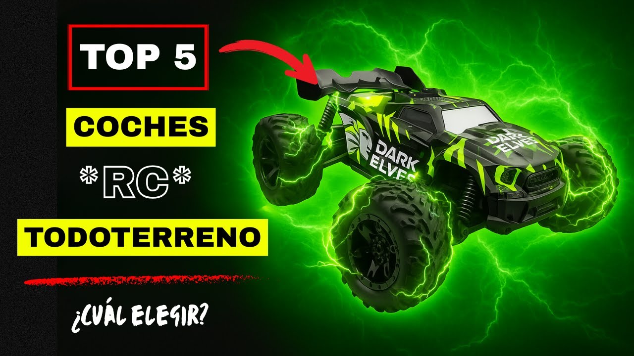 🔥 TOP 5 Mejores Coches *RC* Todoterreno [4x4] (Calidad / Precio) de Amazon 🚘 | ¿Cuál elegir? 🤔