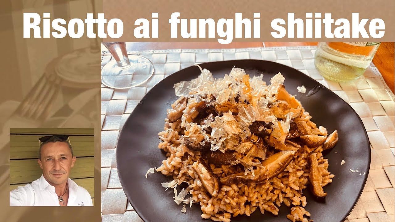 Come fare il risotto ai funghi Shiitake Ricetta fusion umami