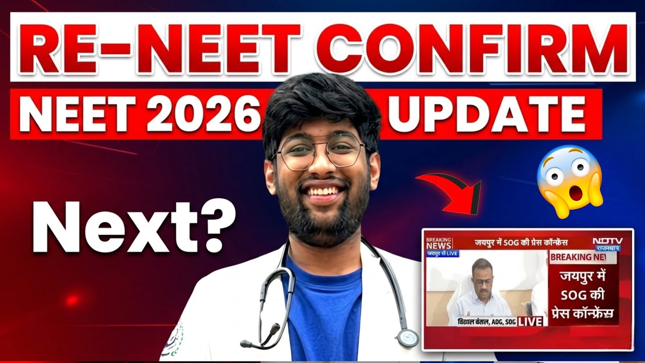 Re-NEET Confirm?😱| Mass Paper Leak | Big update