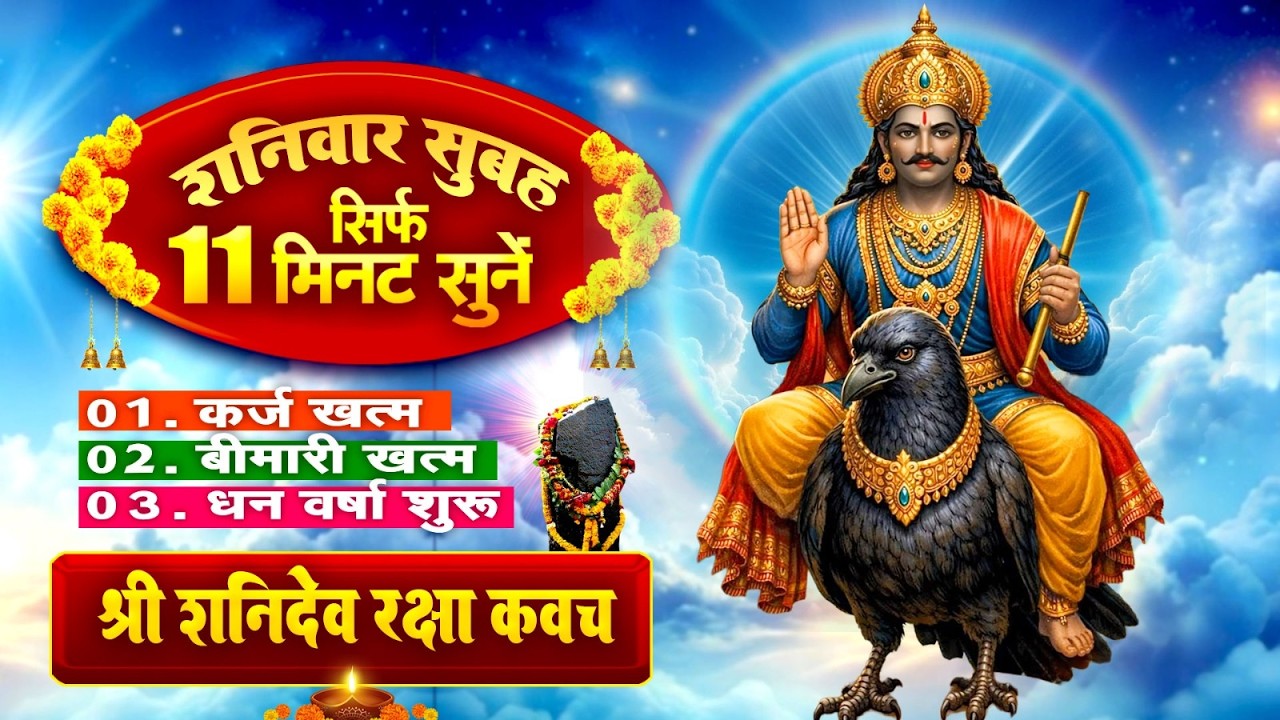 सिर्फ 11 मिनट सुने~कर्ज ख़त्म~बीमारी खत्म~धन वर्षा शुरू~शनिदेव रक्षा कवच~Shanidev Raksha Kavach 2026