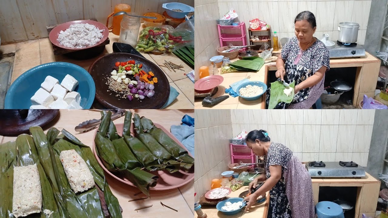 LANJUT MASAK PEPES TAHU ,MASAKAN IKI FAVORITNYA MBAH RAJI
