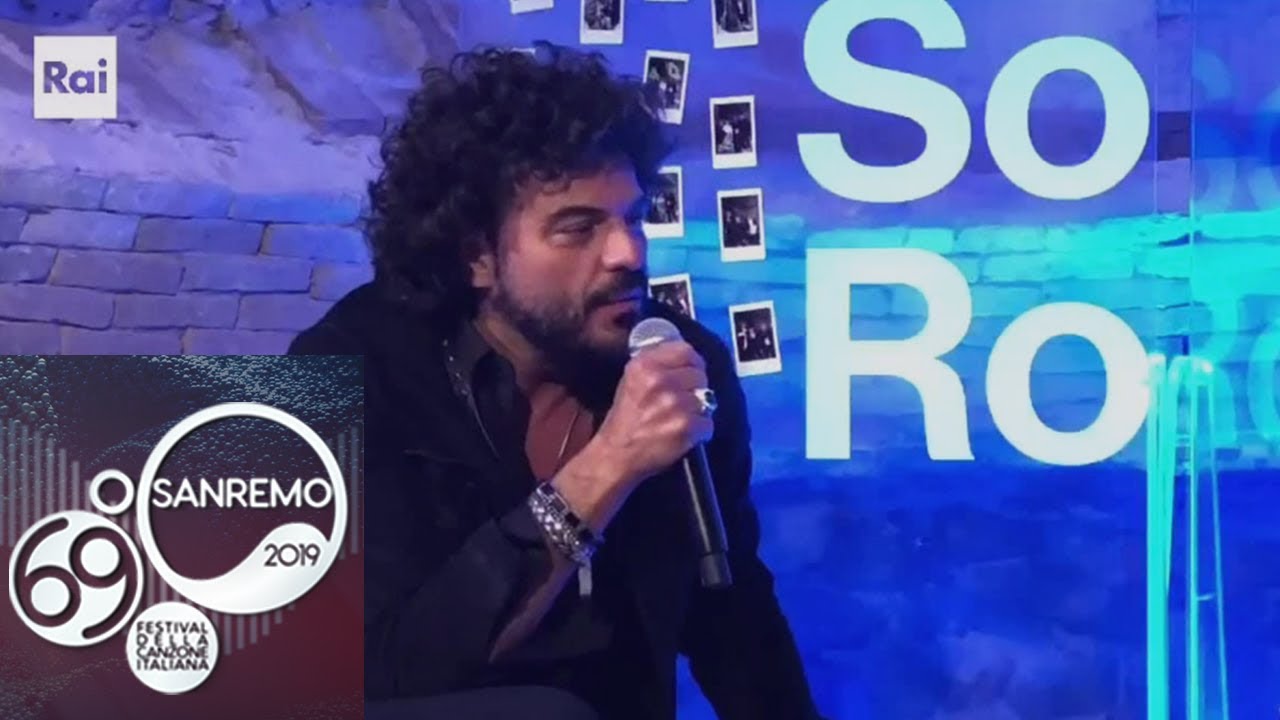 Sanremo 2019 - Intervista a Francesco Renga