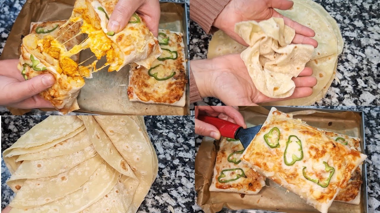 طاكوس منزلي 💯 خبز طاكوس تيجود فساعتو بدون اختمار او مجهود، كيجي خطير وناجح جدا 😋👌