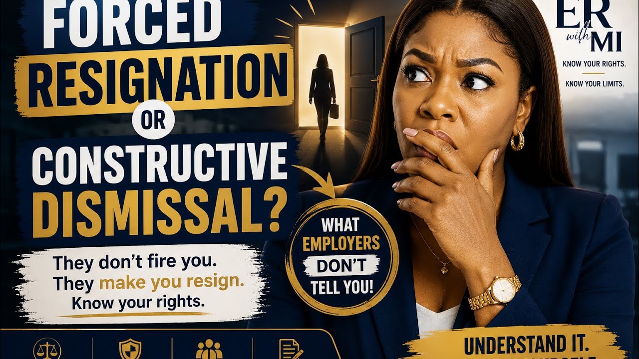 Forced Resignation/ Constructive Dismissal #NICN #hrmatters #labourlaw 
