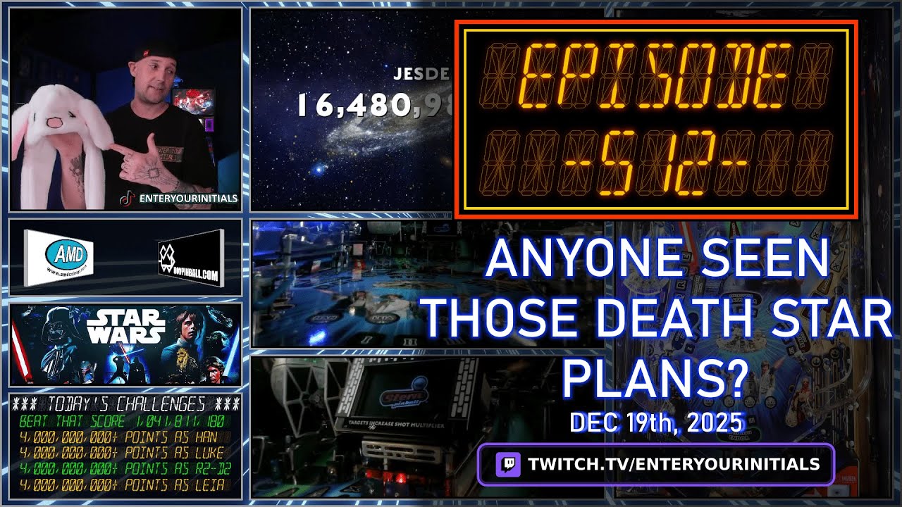 Episode 512 - Stern Pinball's Star Wars - Anyone seen those Death Star plans?
