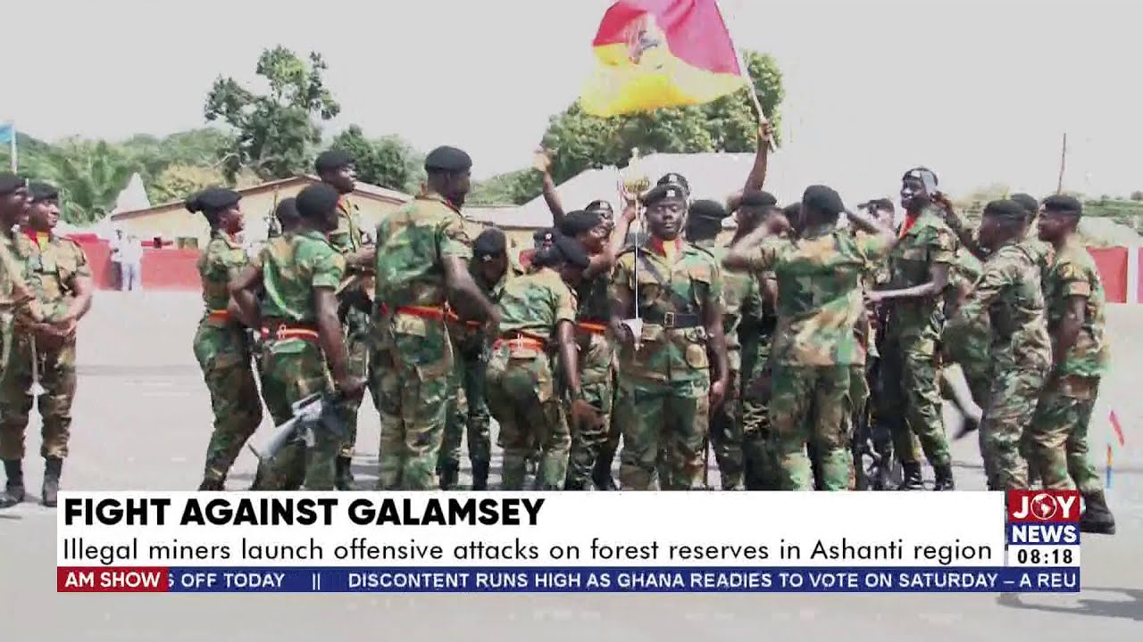 Fight Against Galamsey: Illegal miners launch offensive attacks on forest reserves in Ashanti region