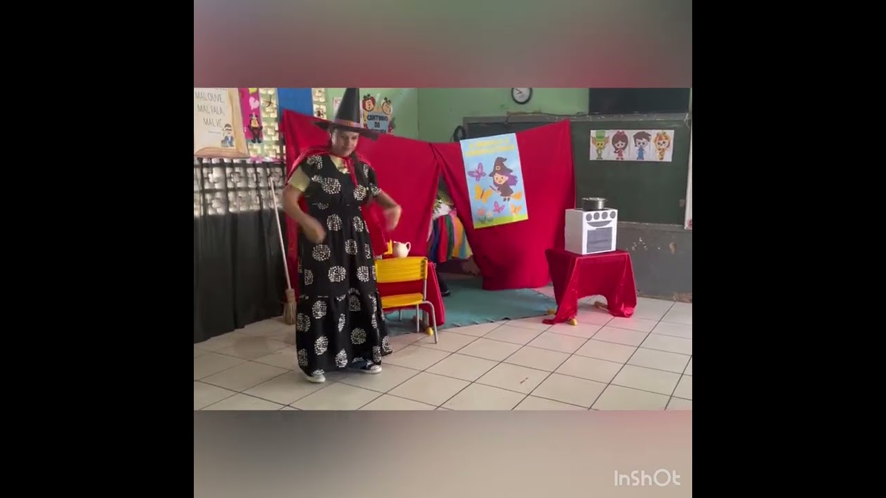 Baú Literário com a história: A Bruxa e a Borboletinha - Turmas do Infantil II e III