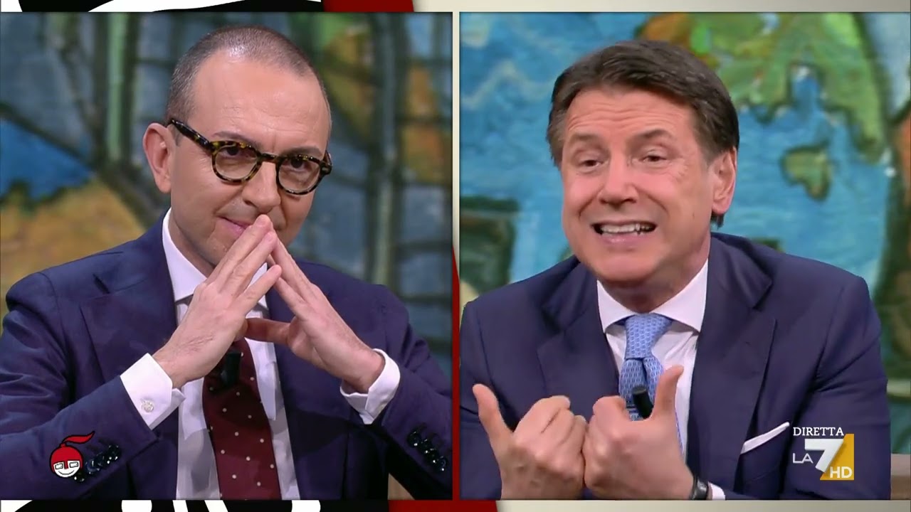 Conte con De Angelis: “Meloni? Con i piedi in troppe scarpe ci si può far male”