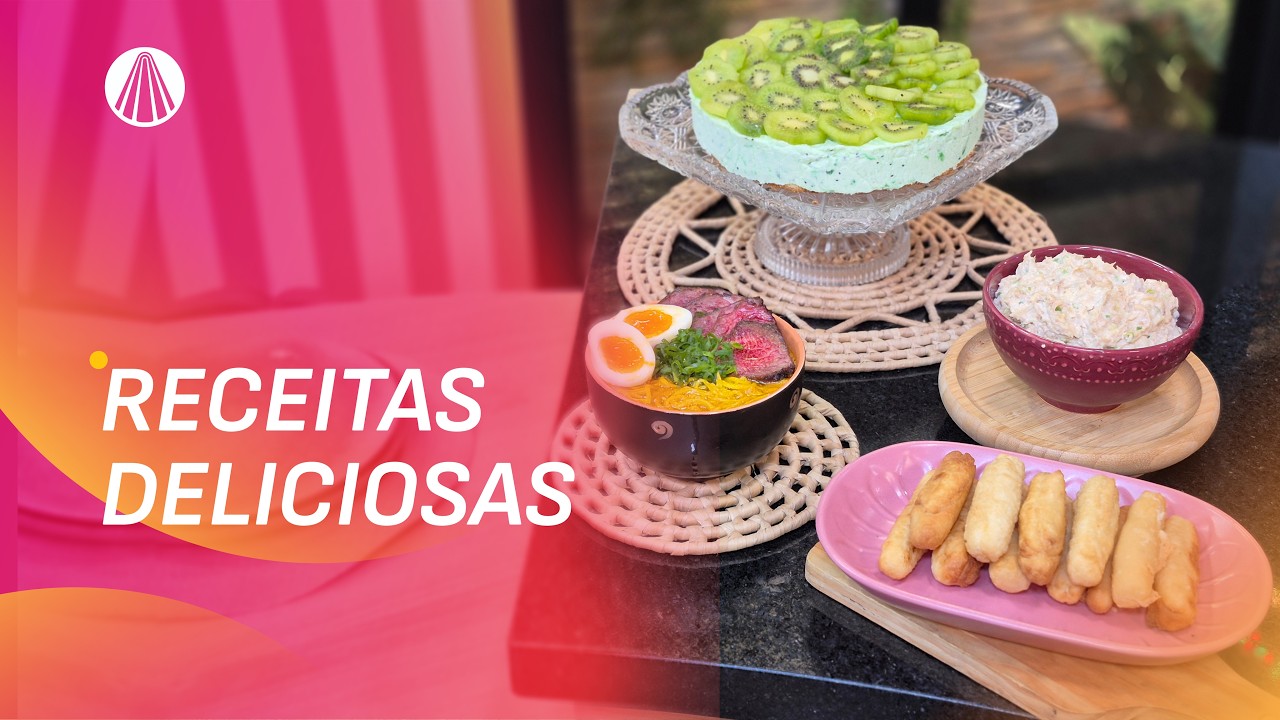 CHURROS SALGADOS | MACARRÃO INSTANTÂNEO CASEIRO | TORTA DE KIWI | Sabor de Vida