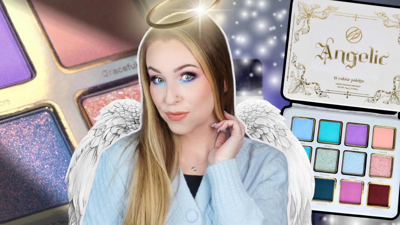 Новая палетка кистей Cosmic Brushes Angelic | 2 варианта макияжа и свотчи