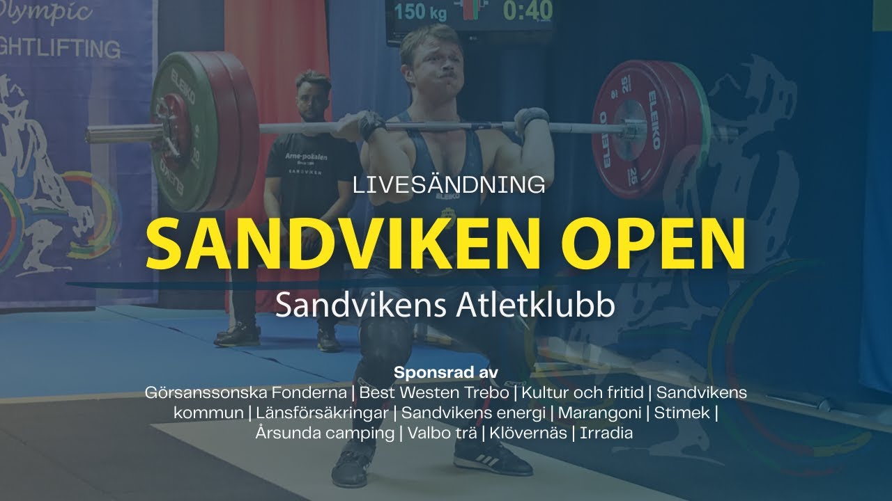 Serieomgång 2 - Sandviken Open 28/2 | Olympisk Tyngdlyftning Sandvikens Atletklubb