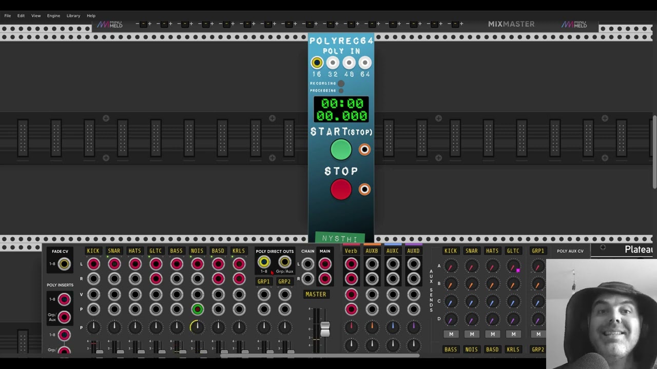 How to multi track record VCV Rack within VCV Rack Как сделать многоцелевой записи стойки VCV в стой