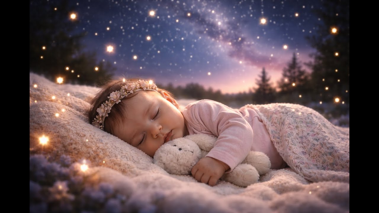 3 Hours of Baby Sleeping Music | Sleeping Under the Stars
