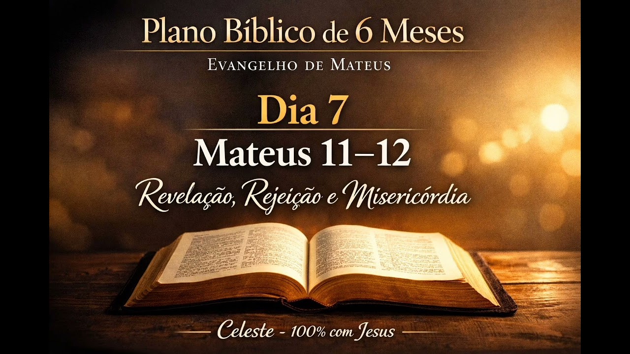 A BÍBLIA VIVA - 📚Leitura do Dia 7 - Evangelho de 