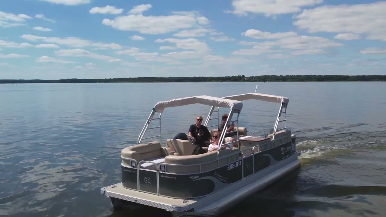 JF Boats SC7 - Vorf&uuml;hrboot 2023 Teil 2 - Pontonboot SC 7 mit 15 PS Honda Motor