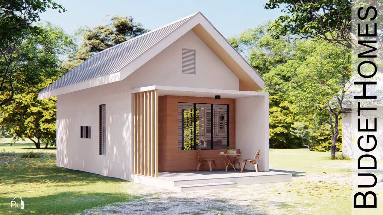 QUARTZ | Small and Simple Retirement House Design with Spectacular Attic Bedroom