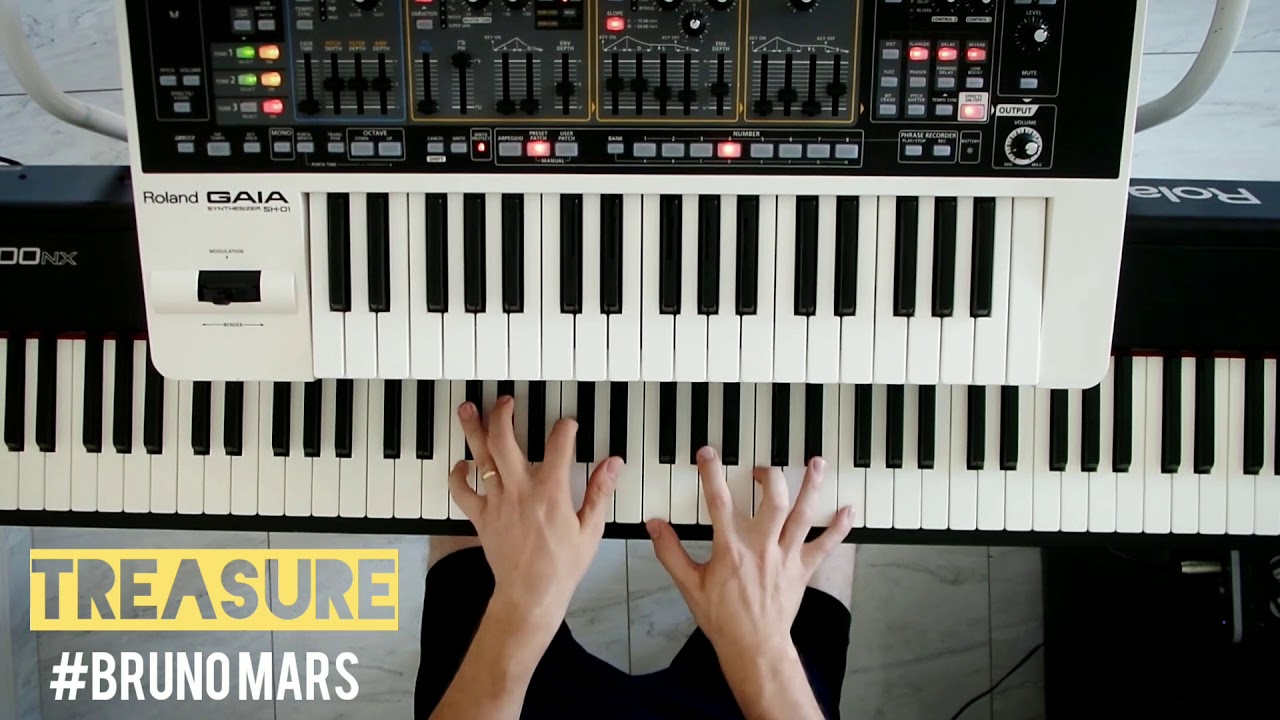 Treasure - Bruno Mars (Keyboard COVER)