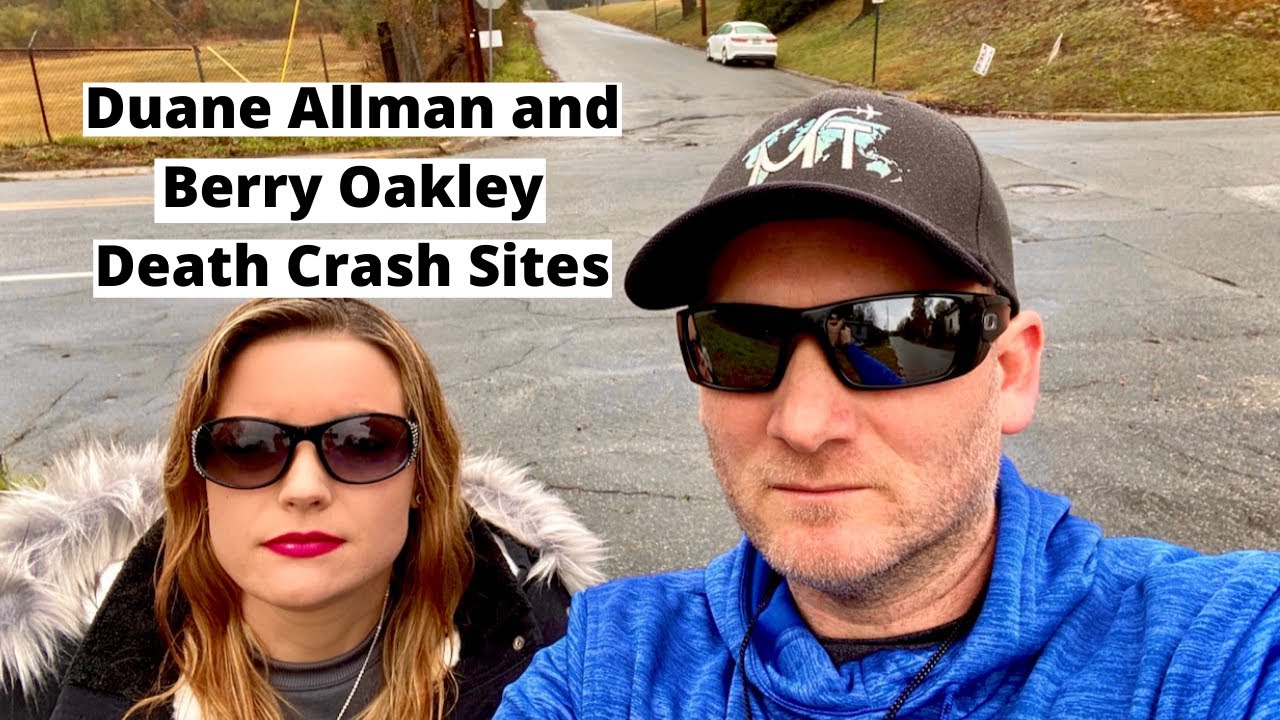 Duane Allman and Berry Oakley Motorcycle Death Crash Sites - The Allman Brothers Band