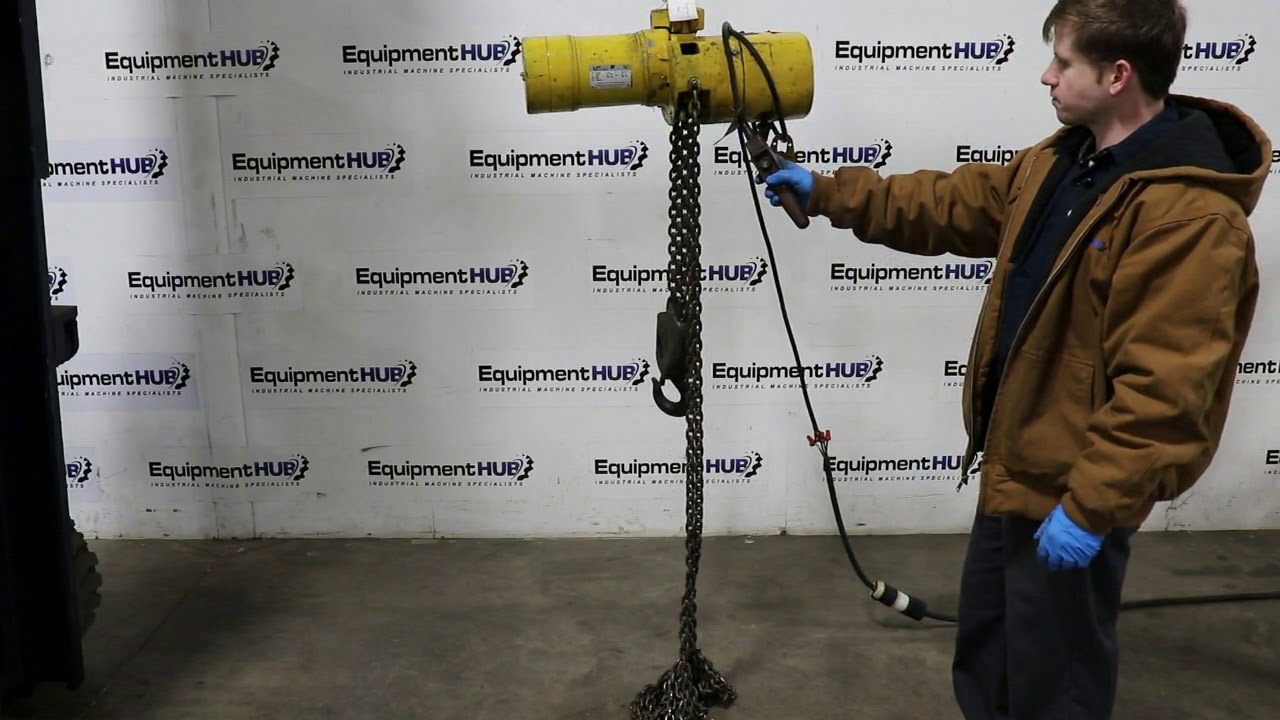 Budgit 3 Ton 2-1/2HP Electric Hoist, 10 FPM
