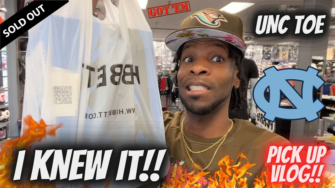 (MUST WATCH) THESE FLEW JORDAN 1 UNC TOE CRAZY PICK UPS IN STORE VLOG!!