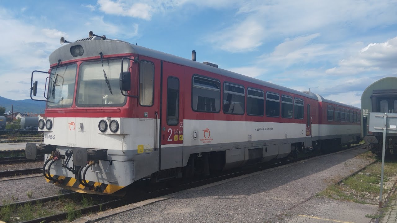 jazda  (Sklené pri Handlovej do Horná štubna) Vozeň rady 813