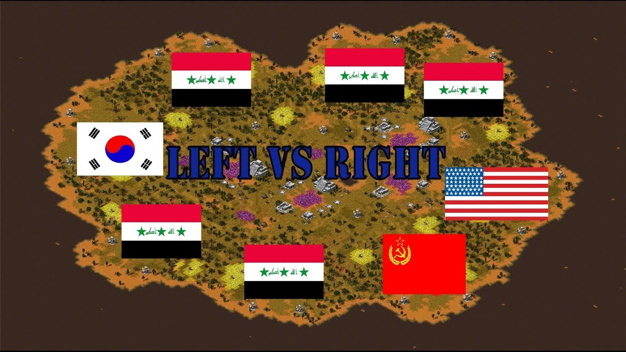 Red Alert 2 Юрия Месть — профессиональный матч 4 на 4 на карте Смертельная ловушка