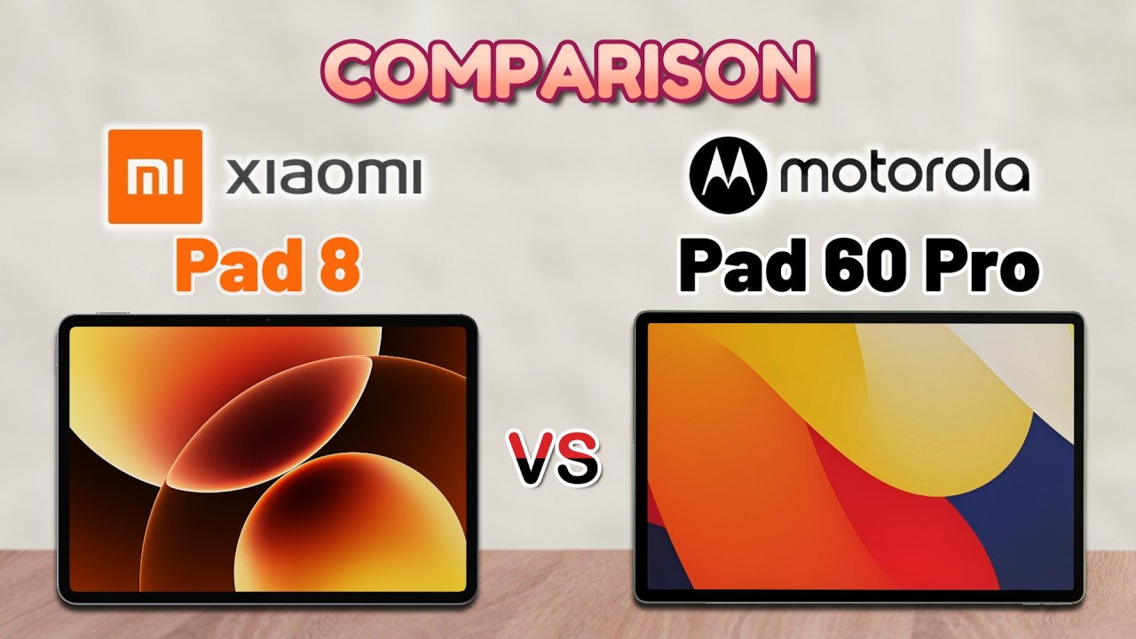 Xiaomi Pad 8 vs Motorola Pad 60 Pro : Best tablet Under 30000❓😐