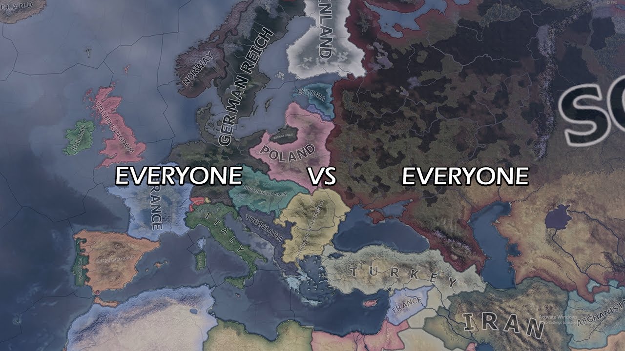 AI Battle Royale in HOI4
