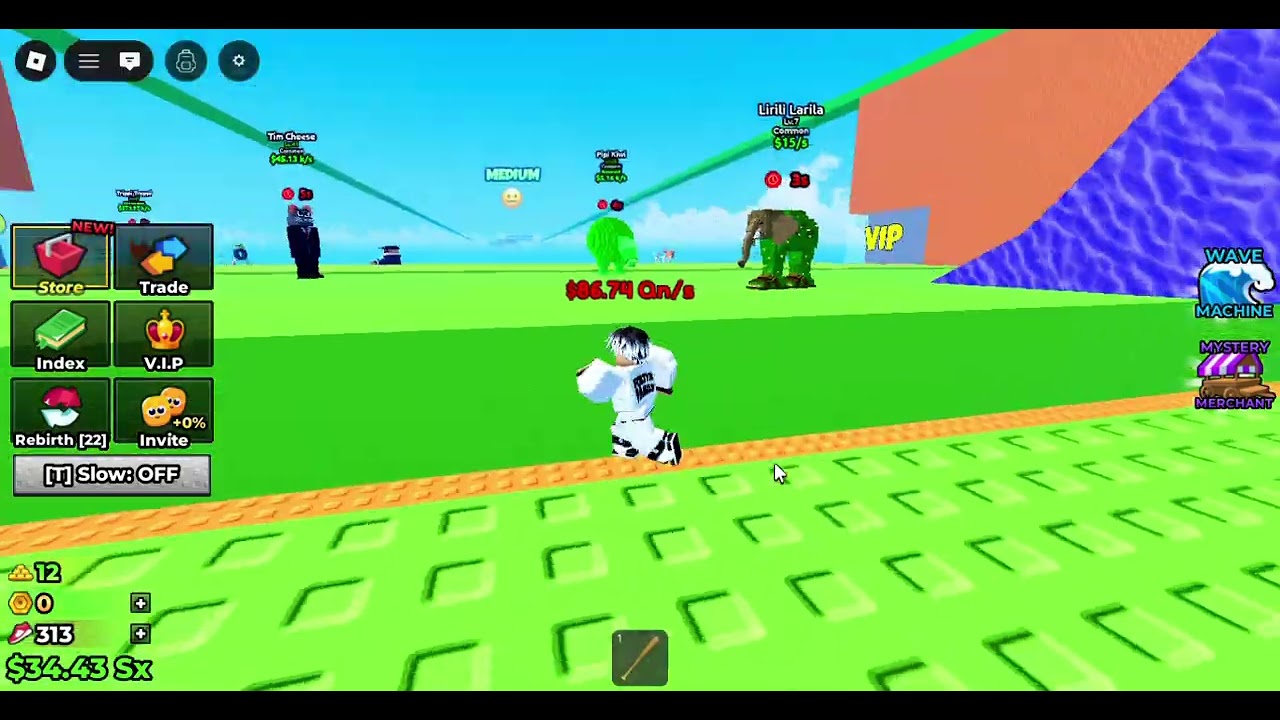 trying to get another celestial in escape tsunami for brainrots