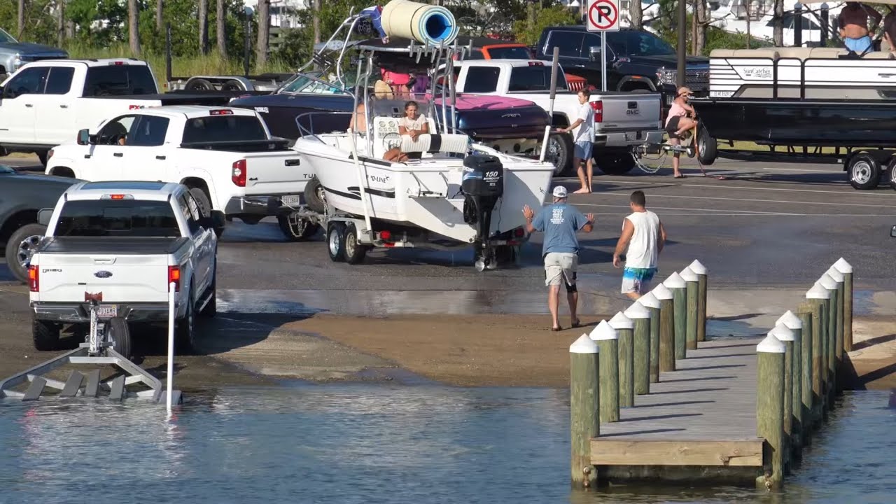 They DRUG THIS ⬆️ The Boat Ramp!